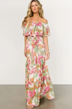 Sale Baltic Born Lahaina Off Shoulder Maxi Dress | Multi