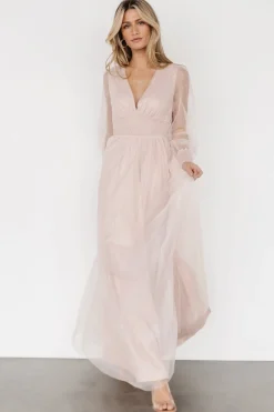 Best Baltic Born Layla Tulle Maxi Dress | Shimmer Pink