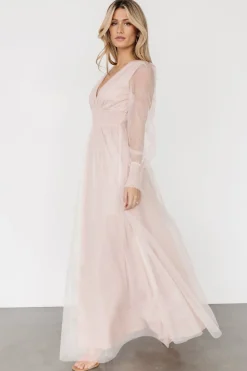 Best Baltic Born Layla Tulle Maxi Dress | Shimmer Pink