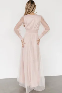 Best Baltic Born Layla Tulle Maxi Dress | Shimmer Pink