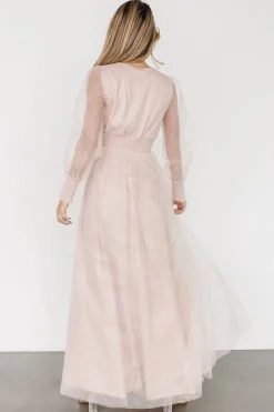 Best Baltic Born Layla Tulle Maxi Dress | Shimmer Pink
