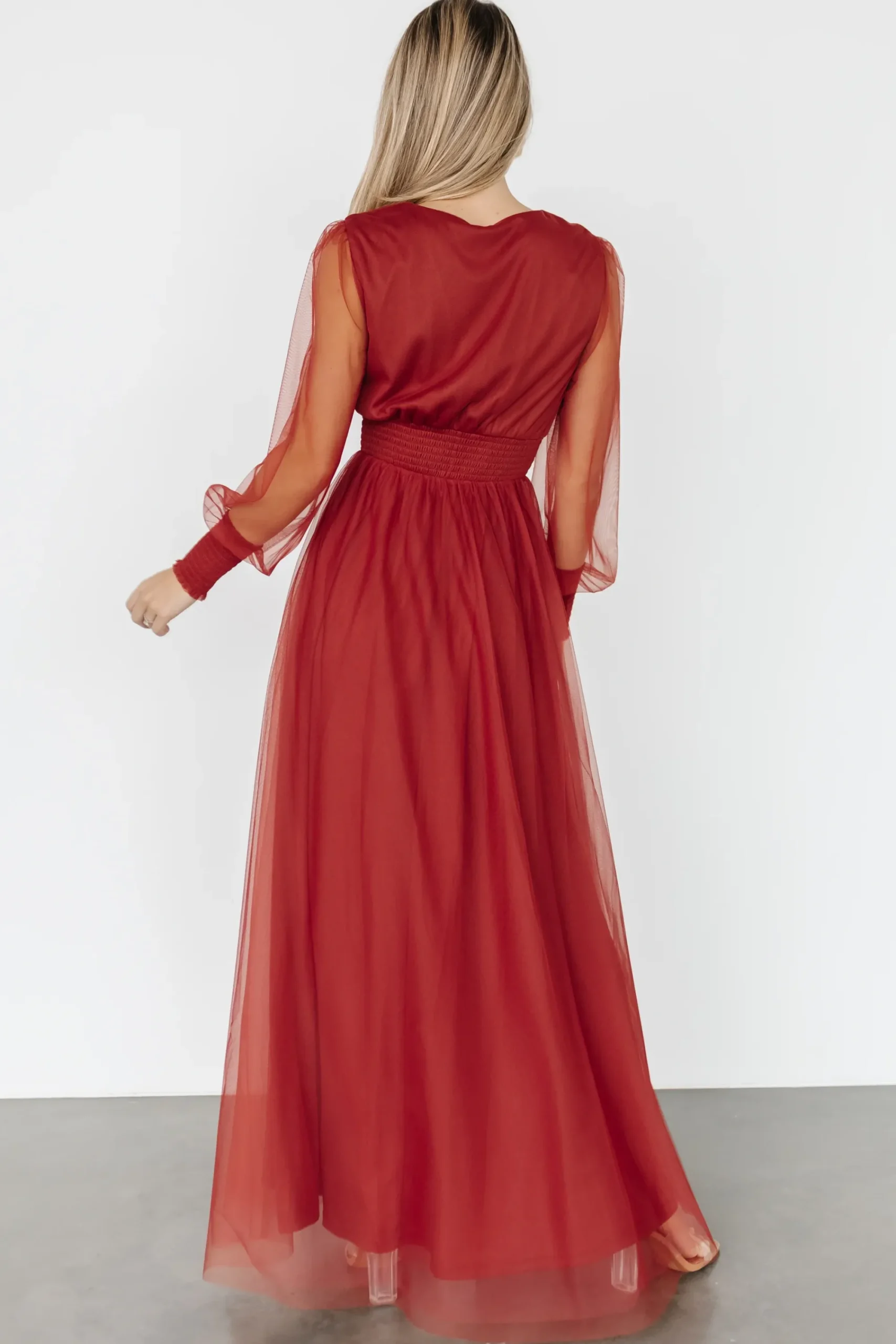 Best Baltic Born Layla Tulle Maxi Dress | Terracotta
