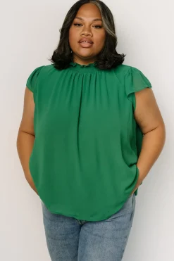 Best Baltic Born Leah Mock Neck Top | Green