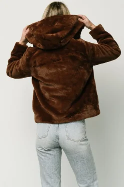 Outlet Baltic Born Leeds Faux Fur Jacket | Brown