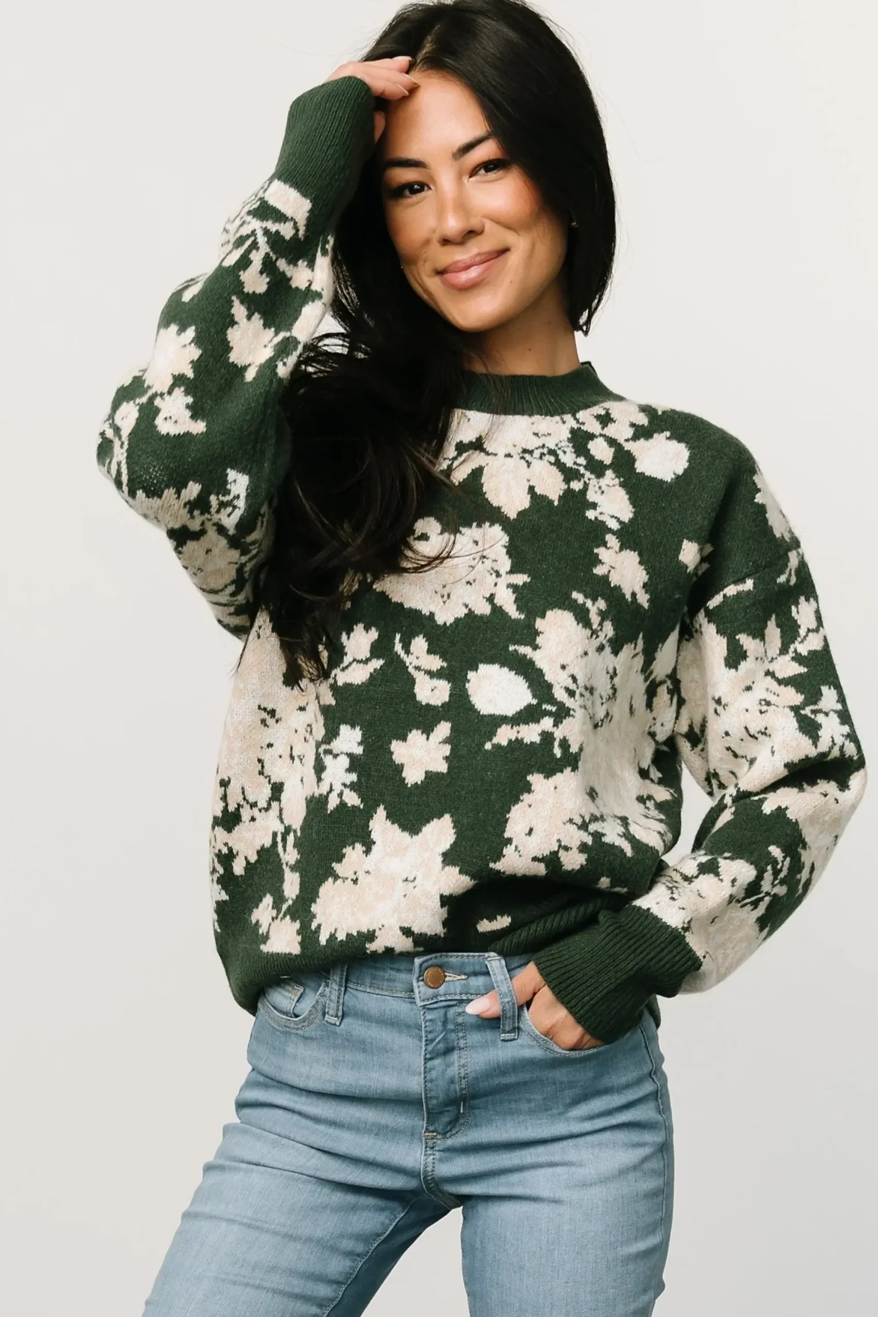 New Baltic Born Legend Sweater | Hunter Green Multi