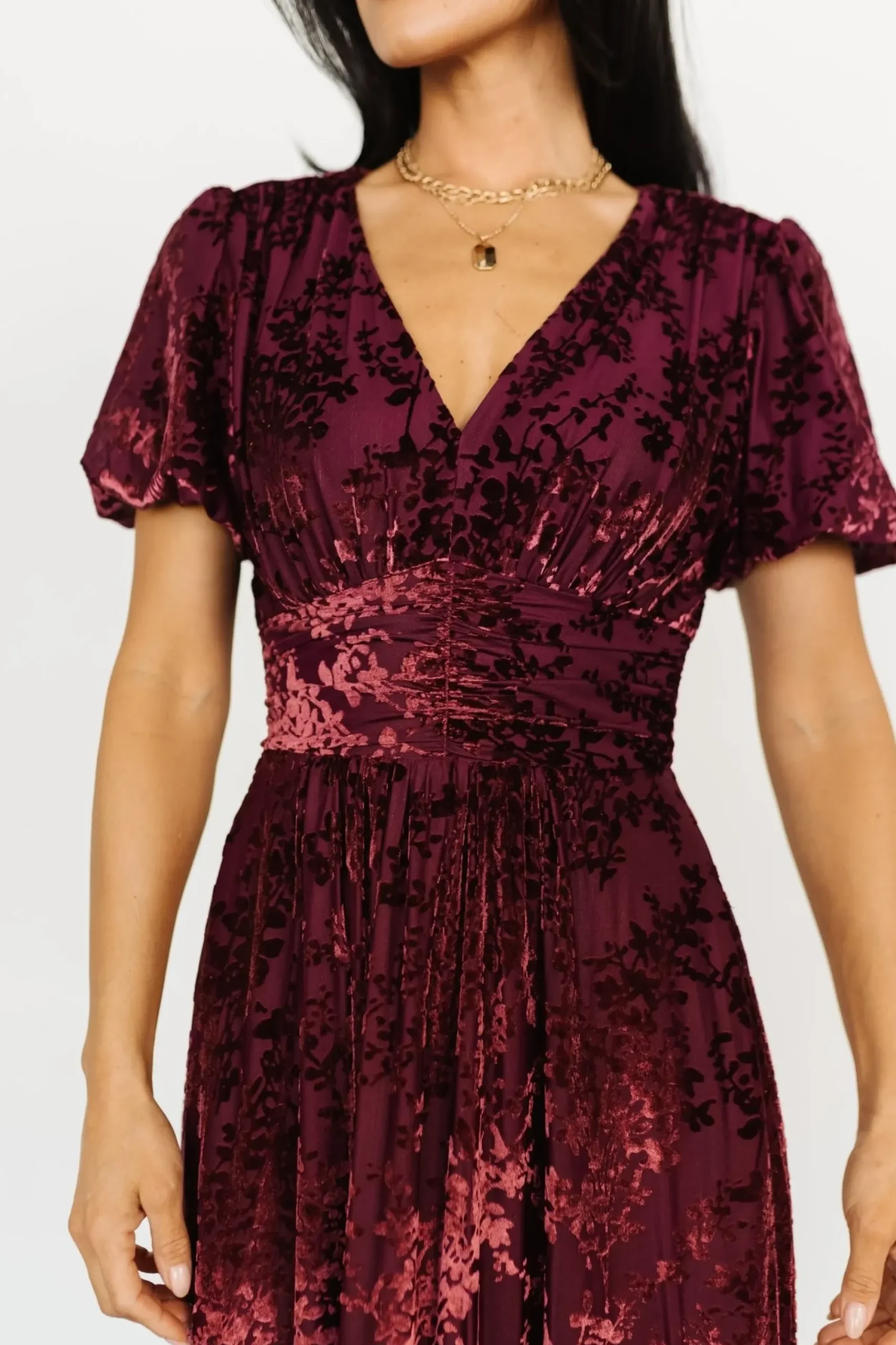 Outlet Baltic Born Leslie Velvet Maxi Dress | Mulberry