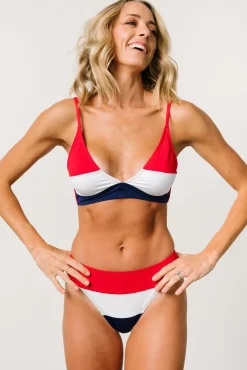 Online Baltic Born Liberty Bikini Top | Red + White + Blue