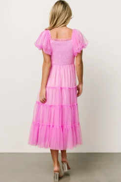 Clearance Baltic Born Liv Tulle Midi Dress | Pink