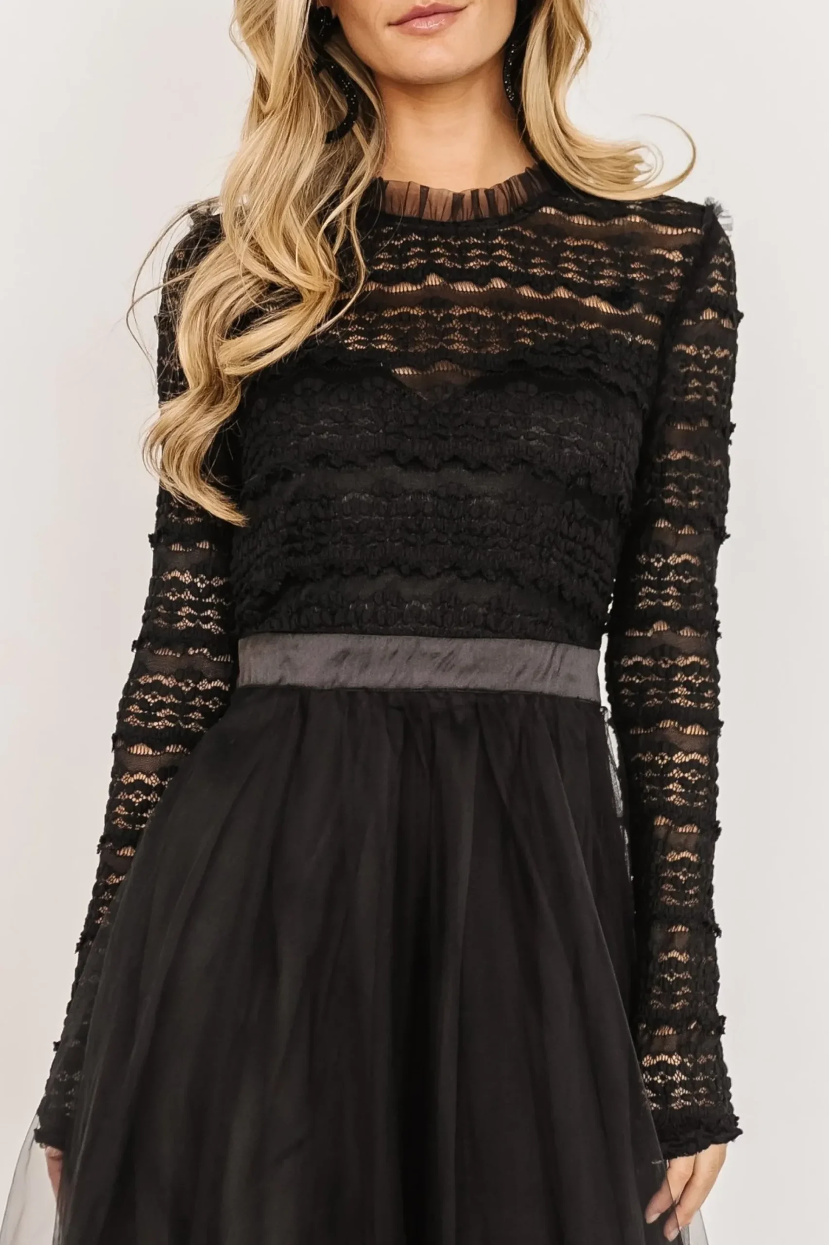 Clearance Baltic Born Lonnie Tulle Dress | Black