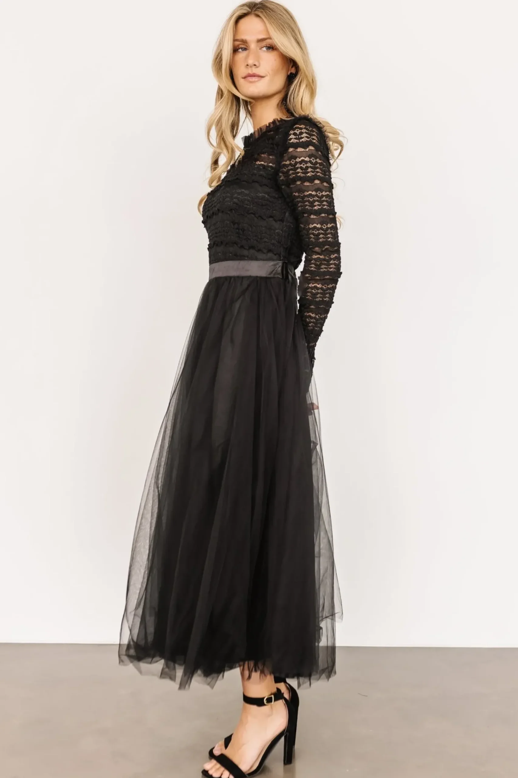 Clearance Baltic Born Lonnie Tulle Dress | Black