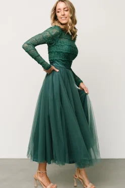 Clearance Baltic Born Lonnie Tulle Dress | Emerald