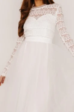 Clearance Baltic Born Lonnie Tulle Dress | Off White