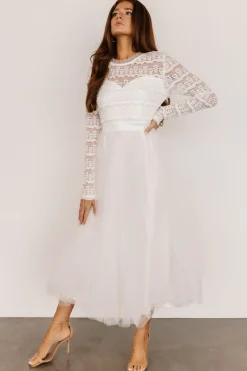 Clearance Baltic Born Lonnie Tulle Dress | Off White