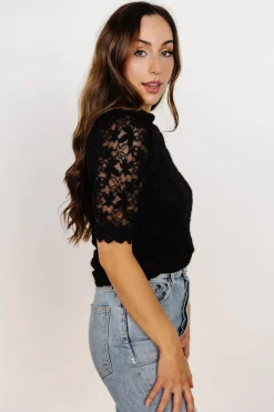 Best Baltic Born Lottie Lace Top | Black