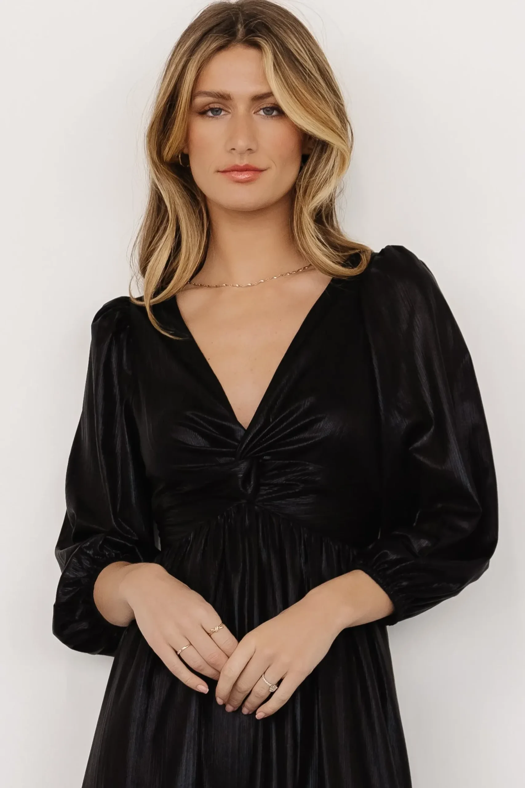 Fashion Baltic Born Louvre Metallic Dress | Black