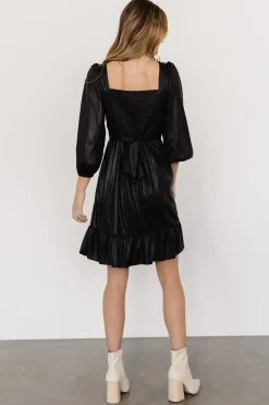 Fashion Baltic Born Louvre Metallic Dress | Black