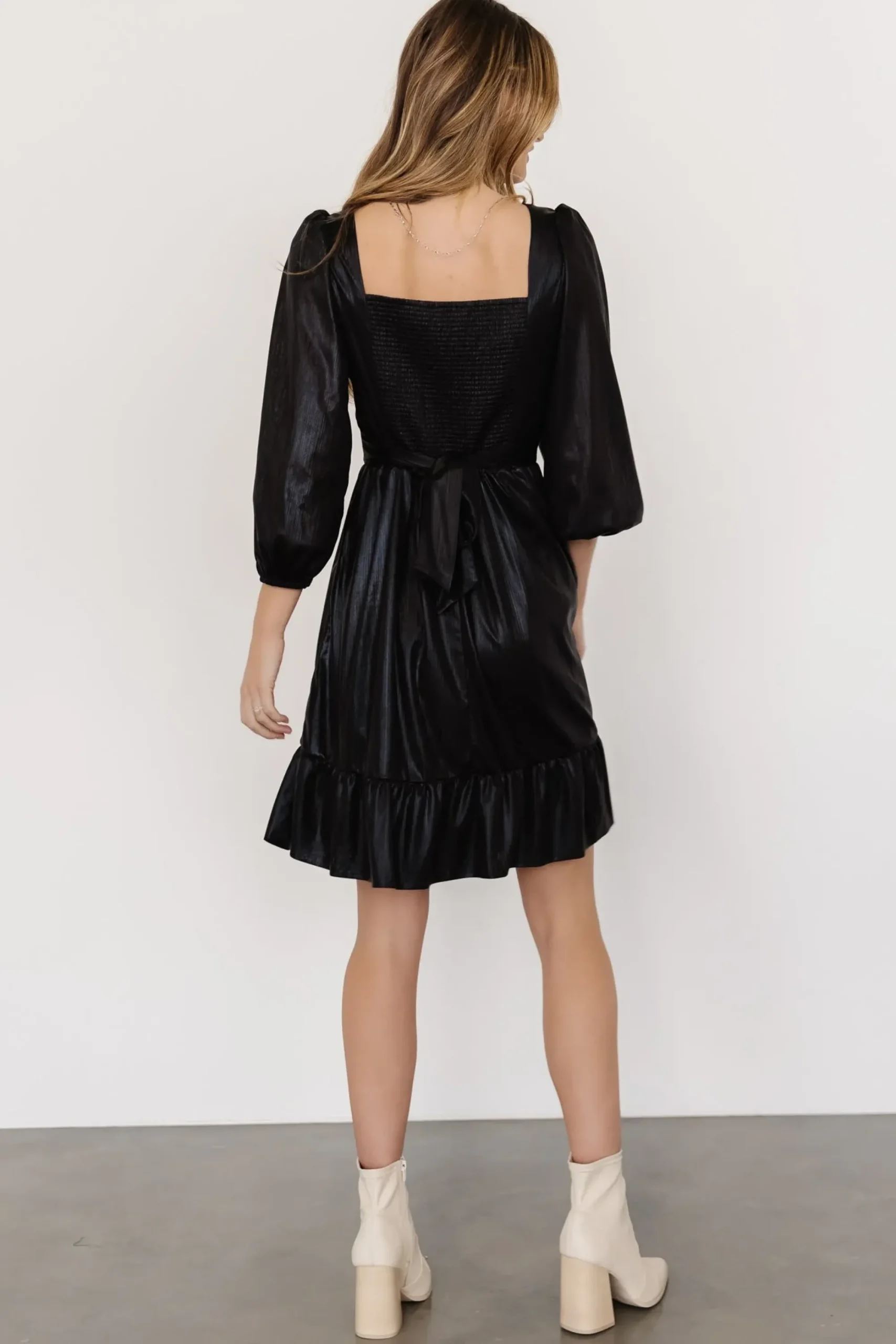 Fashion Baltic Born Louvre Metallic Dress | Black