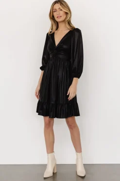 Fashion Baltic Born Louvre Metallic Dress | Black