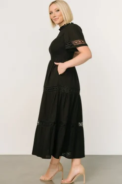 Clearance Baltic Born Loveland Geo Lace Maxi Dress | Black