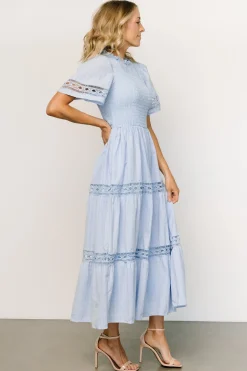 Outlet Baltic Born Loveland Geo Lace Maxi Dress | Light Blue