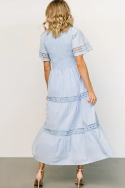 Outlet Baltic Born Loveland Geo Lace Maxi Dress | Light Blue