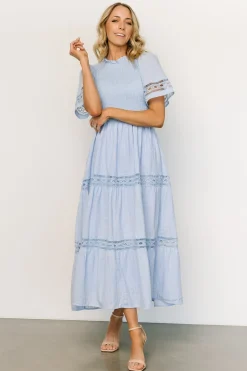 Outlet Baltic Born Loveland Geo Lace Maxi Dress | Light Blue