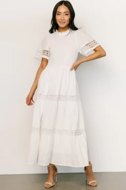 Outlet Baltic Born Loveland Geo Lace Maxi Dress | Off White
