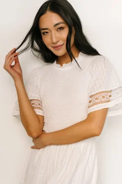 Outlet Baltic Born Loveland Geo Lace Maxi Dress | Off White