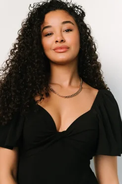 Hot Baltic Born Lowell Skort Romper | Black