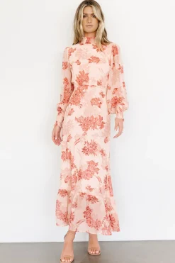 Outlet Baltic Born Luciana Maxi Dress | Brown Floral