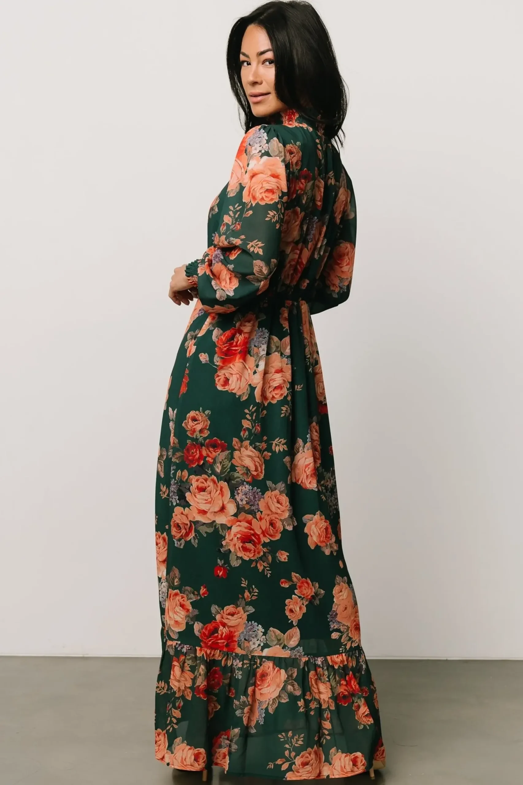 Discount Baltic Born Luciana Maxi Dress | Green Multi