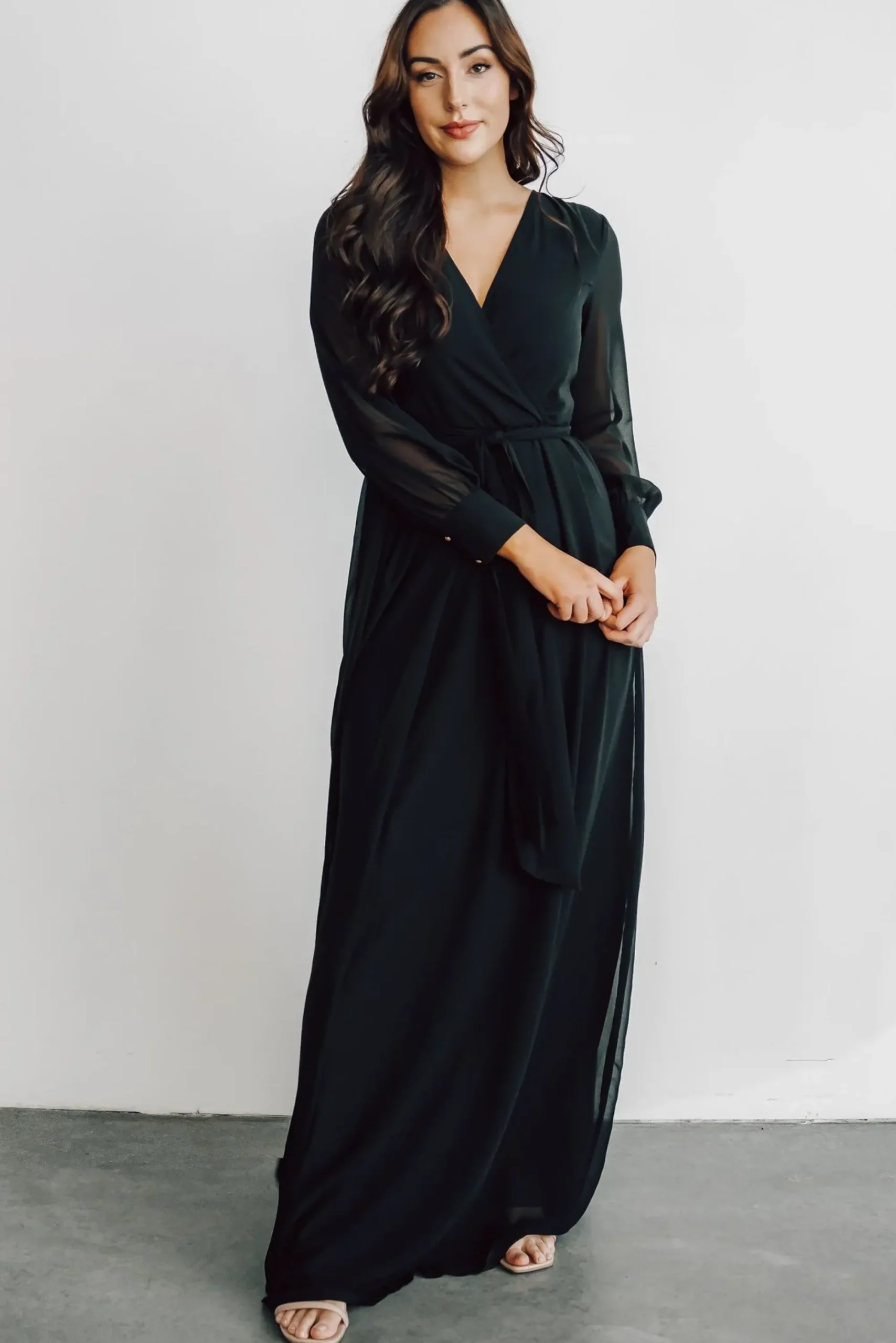 New Baltic Born Lydia Maxi Dress | Black