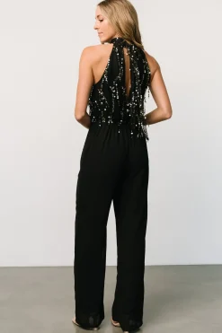 Best Baltic Born Lyla Sequin Jumpsuit | Black
