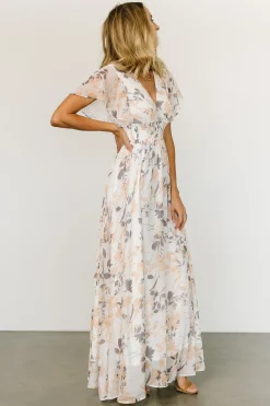 Online Baltic Born Lynlee Metallic Maxi Dress | Off White Print