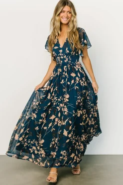 Hot Baltic Born Lynlee Metallic Maxi Dress | Topaz