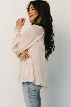 Discount Baltic Born Maeve Shimmer Top | Champagne