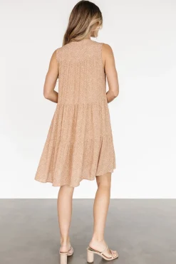 Outlet Baltic Born Malone Button Down Short Dress | Camel