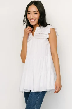 New Baltic Born Margaret Tiered Top | White