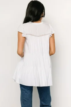New Baltic Born Margaret Tiered Top | White