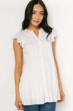 New Baltic Born Margaret Tiered Top | White