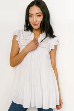 New Baltic Born Margaret Tiered Top | White
