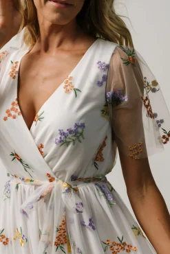 Online Baltic Born Marseille Embossed Maxi Dress | Meadow Floral