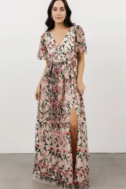 Clearance Baltic Born Marseille Embossed Maxi Dress | Rose Garden