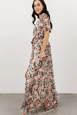 Clearance Baltic Born Marseille Embossed Maxi Dress | Rose Garden