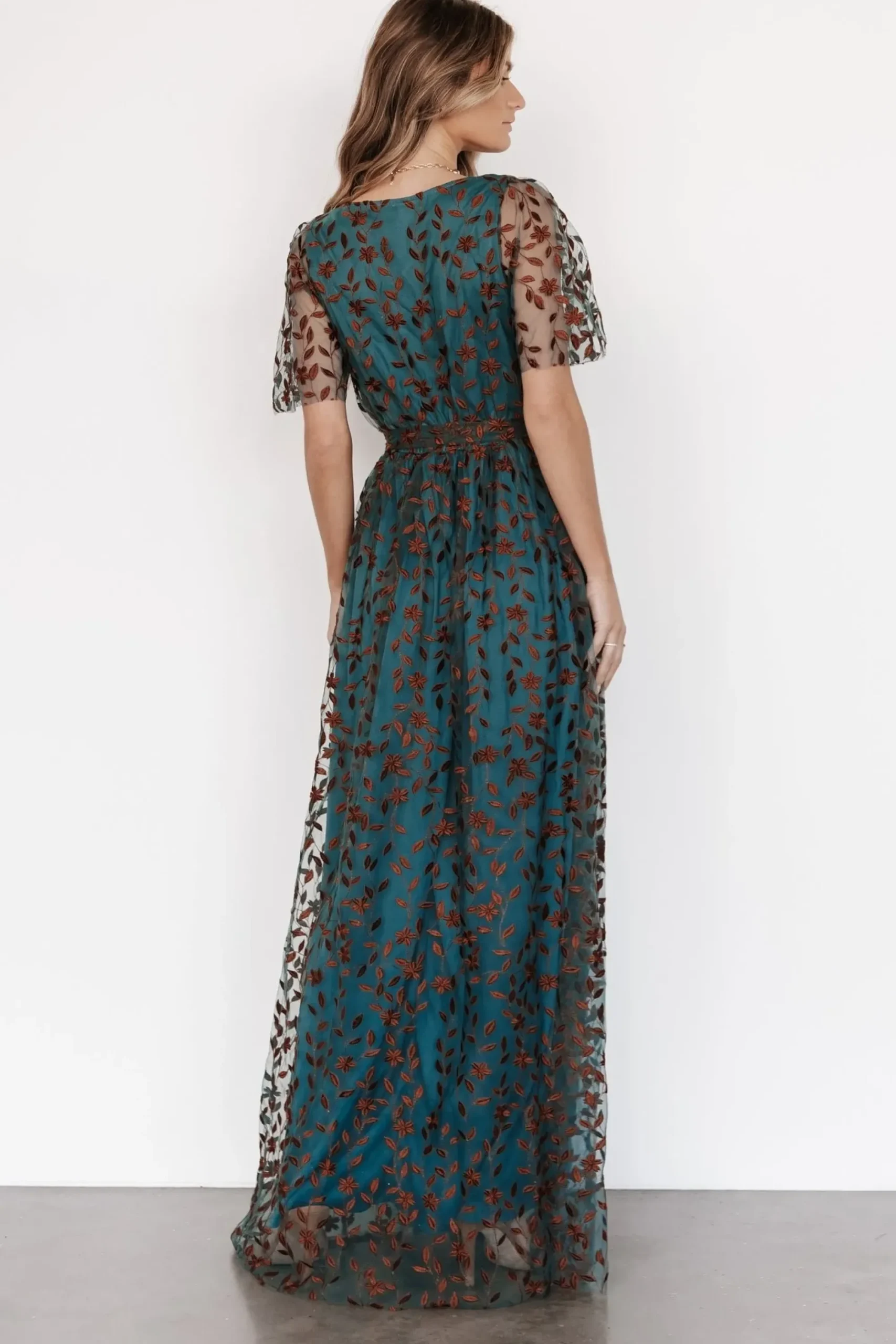 Fashion Baltic Born Marseille Embossed Maxi Dress | Jade + Bronze