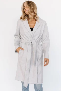 Fashion Baltic Born Martin Trench Coat | Light Gray