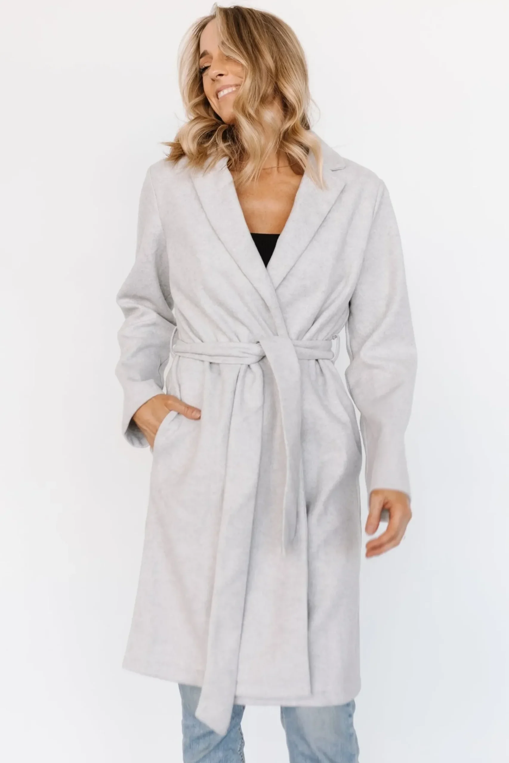 Fashion Baltic Born Martin Trench Coat | Light Gray
