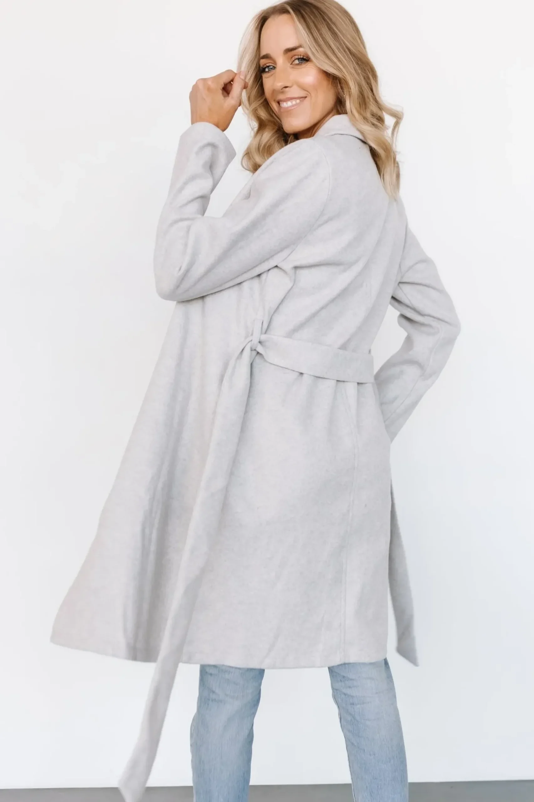 Fashion Baltic Born Martin Trench Coat | Light Gray