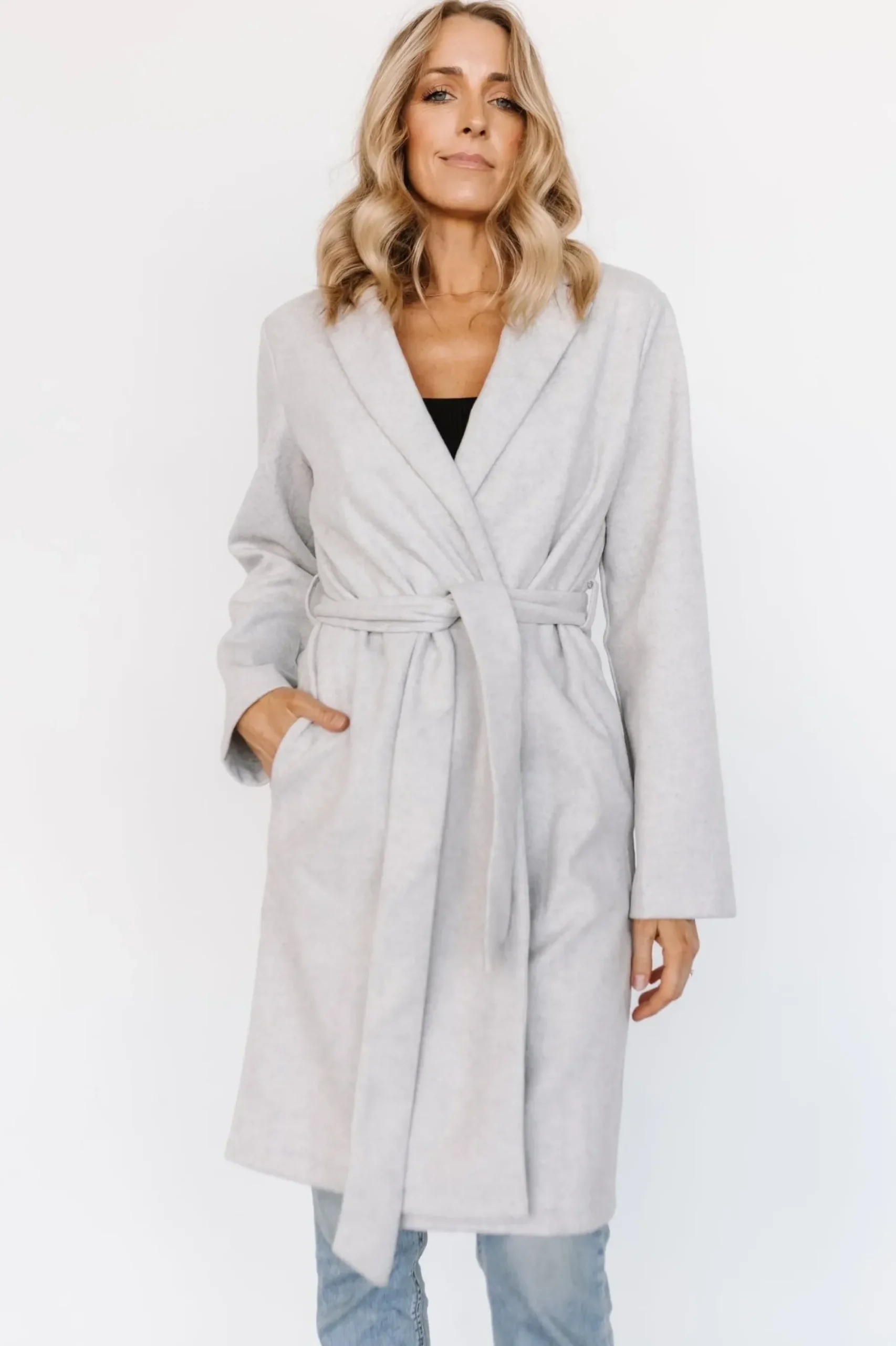 Fashion Baltic Born Martin Trench Coat | Light Gray
