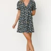 Sale Baltic Born Mary Mini Dress | Black Floral